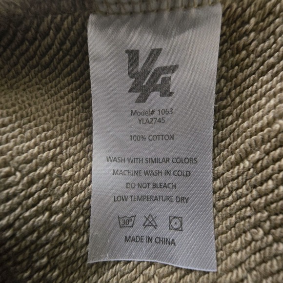 YoungLa #1063 Effortless Sets Mens XL Beige Embroidered Logo - Picture 3 of 8